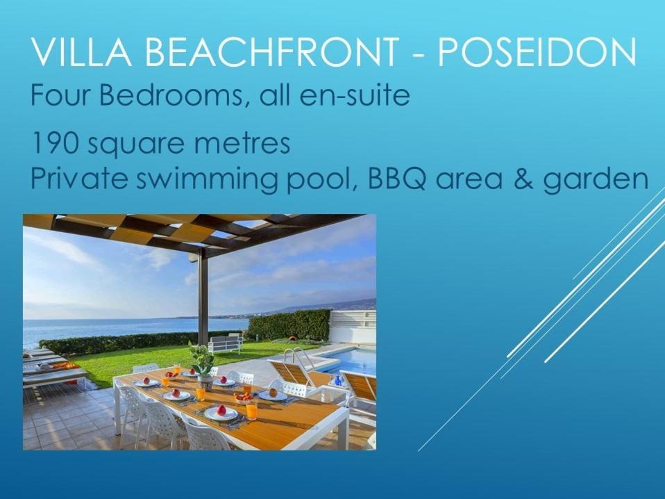 Blue Coral Beach Villas Three Exclusive Villas - Poseidon - Nautilus - Oceanos - And - Baby Coral Bungalow Корал-Бэй Экстерьер фото